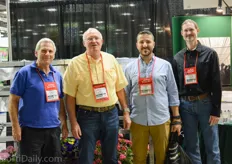 Robert Hoffman and Ilir Cela of Shenandoah Growers visiting Jan Koenekoop and Scott Fender of JADE Systems.
