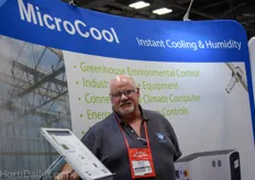Mark Stanley of MicroCool high pressure fog systems.
