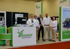 The team of Ridder HortiMaX North America: Ben Fashing, Jose Laurentino, Wil Lammers, Jason Moats and Danielle Moats.
