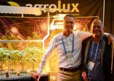 Denis Dullemans of Agrolux with Arie Barendregt of Viscon.