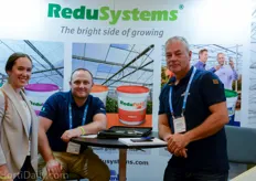 Virginia Daly of Gowan, Andrew Eye of Plant Products and Peter Heemskerk of ReduSystems.