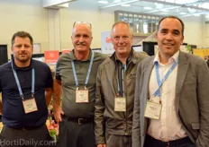 Derek Renaud and Rob Lee of Plant Products with Erik Jan Hoornstra and Miquel Perez of Araymnond.