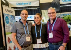 Serge Pas and Maria and Alessandro Montanarella of Cultilene.