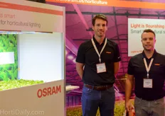 Steve Graves and Jordan Goulet of Osram horticultural lighting.