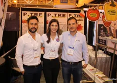 Vifra's Stefano Liporace together with Mauro Sala of PTRE and Veronica Pantoja of Farm to Table Berries.