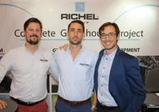 Nicolas Briffaust, Barthelemy Richel and Philippe Maigret of the Richel Group.