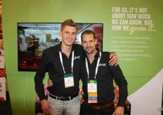 Dutchies Niels Klapwijk and Paul Schockman have joined NatureFresh Farms about a year ago.