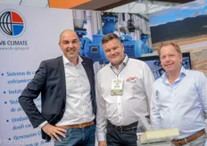 Edward Verbakel and Robert Marks of VB Group are joined by Rob Sandberg of De Gier.