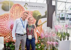 Tammo Hoeksema and Betina Batista of the Ornamental Growers Group.