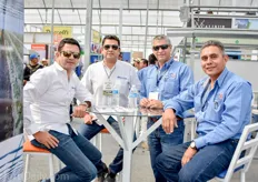 Jose Pablo (EIA), Hernan Jimenez Lindoro (EIA), Arsenio Rosado & Alfredo Miranda *TDS Invernaderos)