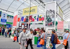As a leading supplier of fresh berries, Driscoll's booth gained much attention