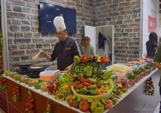 Great food made by a top chef with the best vegetables, Genetika