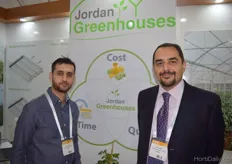 Hasan Jaber and Ihab Zamil with Jordan Greenhouses