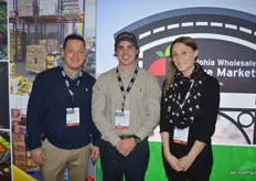 Jose Flores, Jared Donabedian and Kelsey Rose with John Vena, Inc, which is based in the Philadelphia Wholesale Produce Market.