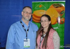Gary Tozzo and his daughter Kaitlynn in the booth of MOR USA.