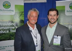 Scott McDulin with Schmieding Produce and Cole Hubka with the agribusiness division of Insurance Office of America.