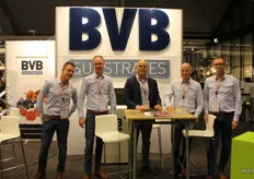 Het Team van BVB Substrates met Leon Daniels, Bart Verheijen, Dennis KNelissen, Jan Simons en Filip van Buynder