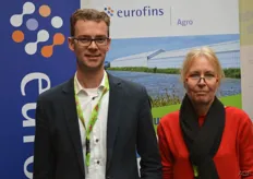 Jan Hardeman en Trudie Coenen van Eurofins Agro