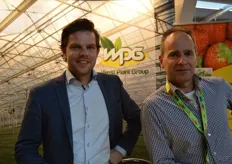 Pieter Jan Lourens accountmanager bij West Plant Group en Twan Goertz van Driscolls