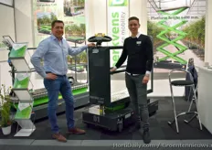 Leon Verkoelen and Dirk van der Kamp, with Berkvens mobility. Standing next to their newest edition the Controle lift 3000