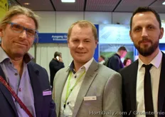 Thomas Schwend, Manuel Bosink and Richard Brigis of BLV, are not only interested to meet other companies, but also want to see whether this is the place to have their own booth, next year