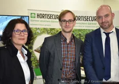 Marion Köhles, Alexandre Druhen and Florain Shobel with HortiSecur