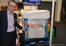 "One of the advantages of BE-Cube is the small space you need for return freight," according Jerry Arkensteijn of Beekenkamp Verpakkingen"