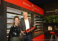 Shirley van der Linden and Wil Beekers proudly presenting Beekers Berries' rebranding.
