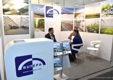 Younes Berada of Spanish greenhouse builder RUFEPA in conversation during the Fruit Logistica 2018