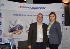 Steve Brabbs from Dupont and Dia Romanowicz from Amsafe.