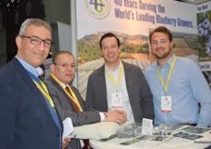 Ali Elissiqui and Brahim Boutgueray from Anouar Invest, at the Fall Creek stand with Cort Brazelton and Olivier Coste.