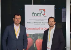 Fernando Zaforas and Juan Manuel Arenas Pizarro from Fresas Nuevos Materiales.
