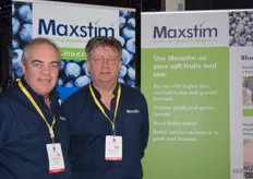 Richard Salvage and Ronald Van Stein at the Maxstim stand.