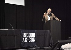 Mark Freeman, senior manager of global dining services at Microsoft spoke on how indoor agriculture can be incorporated into large catering operations.