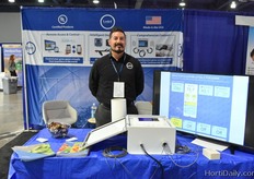 Joseph Bancheri of Link4, offering a environmental control system.