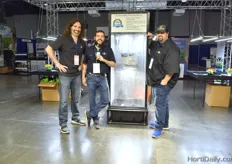 Vince Salaz, Brendan Strath & Jason Hadley with Spectrum King. The company designs LED solutions for industrial, commercial and home indoor gardens and greenhouses