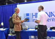They know everything about measurements at the booth of Hanna Instruments.