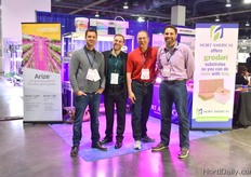 Warren Russell of Moleaer with Kyle Barnett, John Frey & Chris Higgins, Hort Americas
