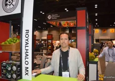 Ricardo Hernandez with Royalhalo from Mexico exhibits in the Mexico Pavilion.
