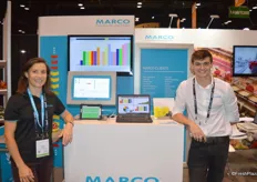 Mariette Hilborne and Jack Lidiard with Marco Limited.