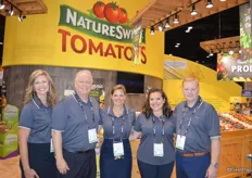 The team of NatureSweet Tomatoes. From left to right Carla Conte, Jim McErlean, Olivia Storvik, Lori Castillo and Chad Hershey.