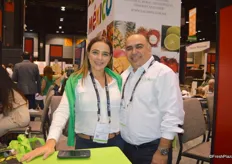 Erika Anguiano and Antonio Gudino with Colimex Tropical Fruit.