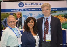 Jeff Lair, Leticia Lima and Dough Nelson with Blue Book Services.