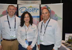 Tom Rawles, Leslie Simmons and Vince Ferrante with Dave's Specialty Imports.