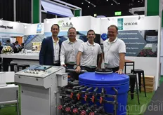 Thomas Ruiter & Menno Keppel with A.S.A. provide technical solutions made suit for the Southeast Asian industry, including various Sercom products, shown by Ignacio Rodriguez * Jan-Willem Lut