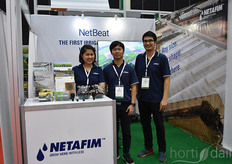 Thanatinida Poomthong, Niwat Pomyer & Wasan Simalaotao with Netafim.
