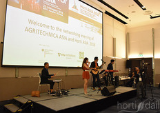 The first exhibition day ended with a networking event