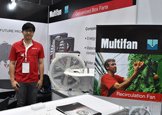 Withtwin Mesomsup with Vostermans Ventilation, showing the Multifan.