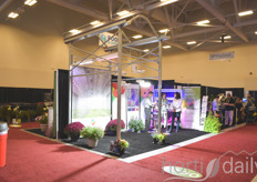 Their booth illuminated the isle!