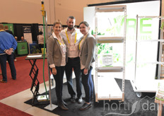 Shining bright: Mary Haurilak, Ryan Rechon & Megan Gourans with VRE Systems